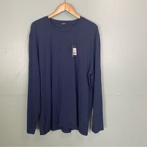 Faherty Long Sleeve Movement T Shirt‎ Blue XXL